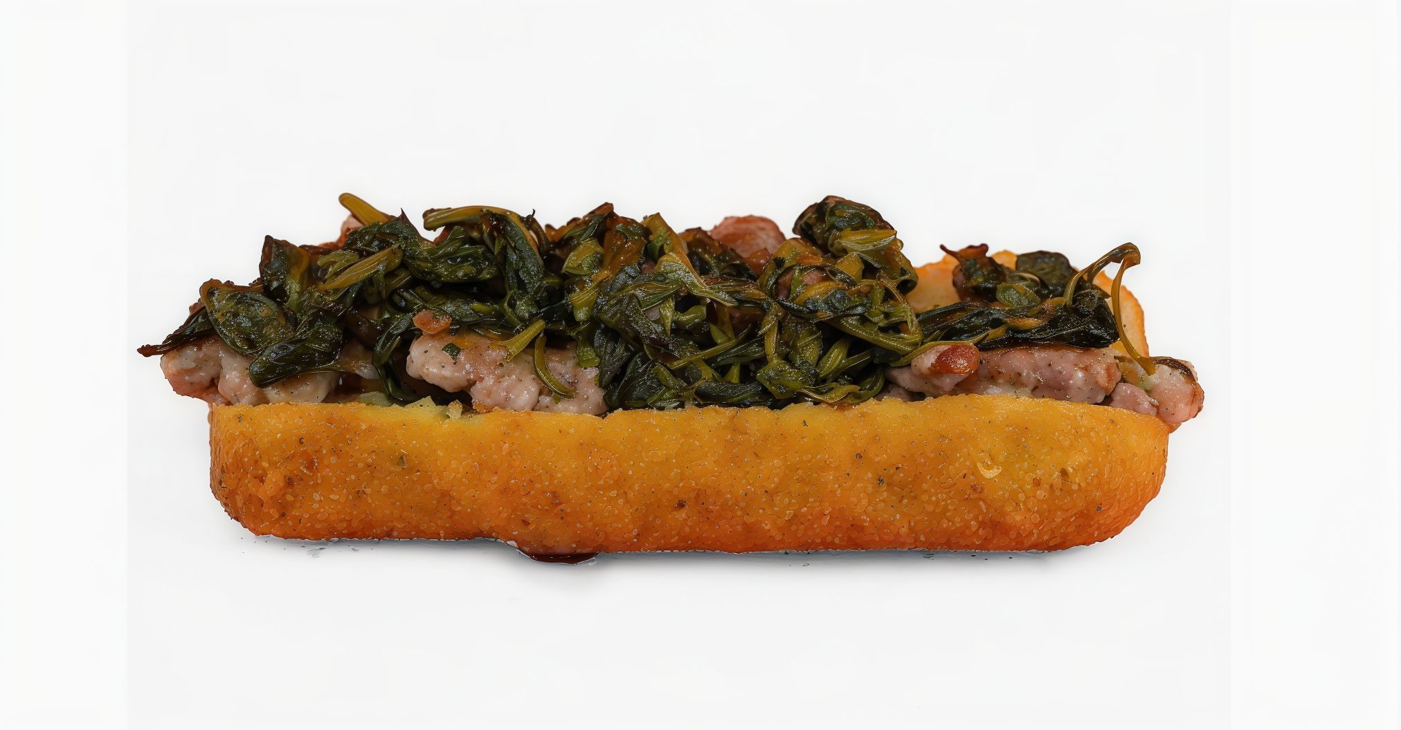 Crocchettone con salsiccia e friarielli